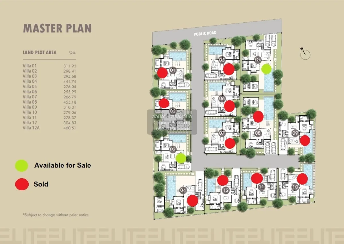 For Sale Pool Villa , Elite Chalong Hidden Oasis Villas , nice vi 1