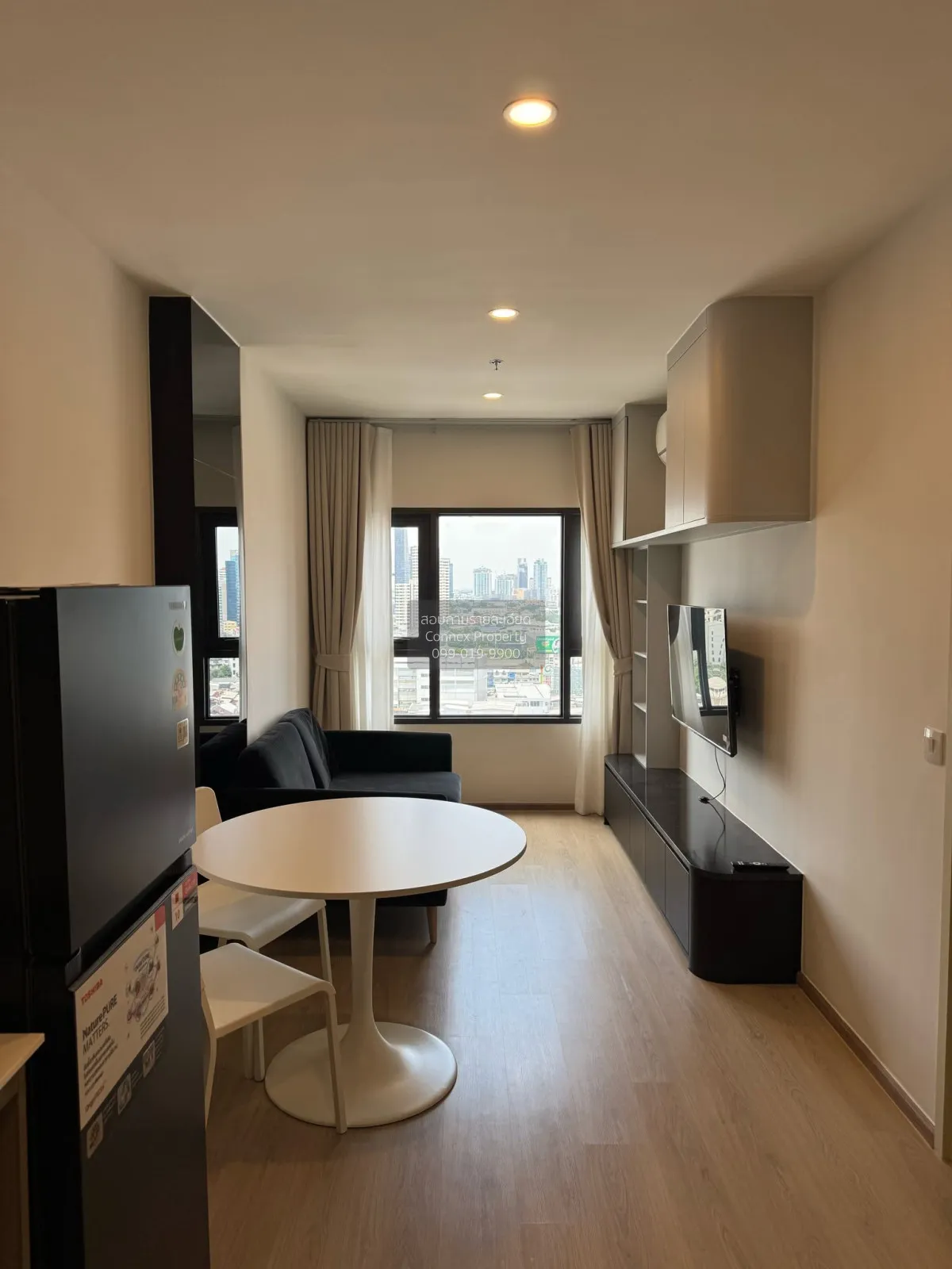 For Rent Condo , Life Rama 4 - Asoke , high floor , Khlong Toei , 3