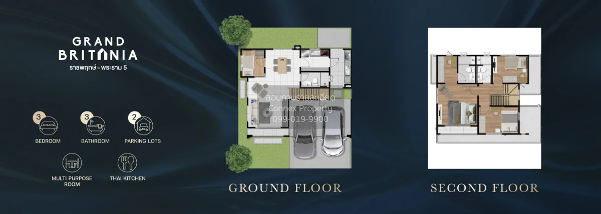 For Sale House , Grand Britania Ratchaphruek - Rama 5 , Bang Khan 2