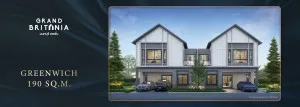 For Sale House , Grand Britania Nonthaburi Station , Bang Kraso , Mueang Nonthaburi , Nonthaburi , CX-181234