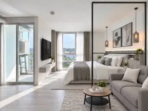 For Sale Condo , The Light Suanluang Condominium , high floor , newly renovated , Talat Nuea , Mueang Phuket , Phuket , CX-181683