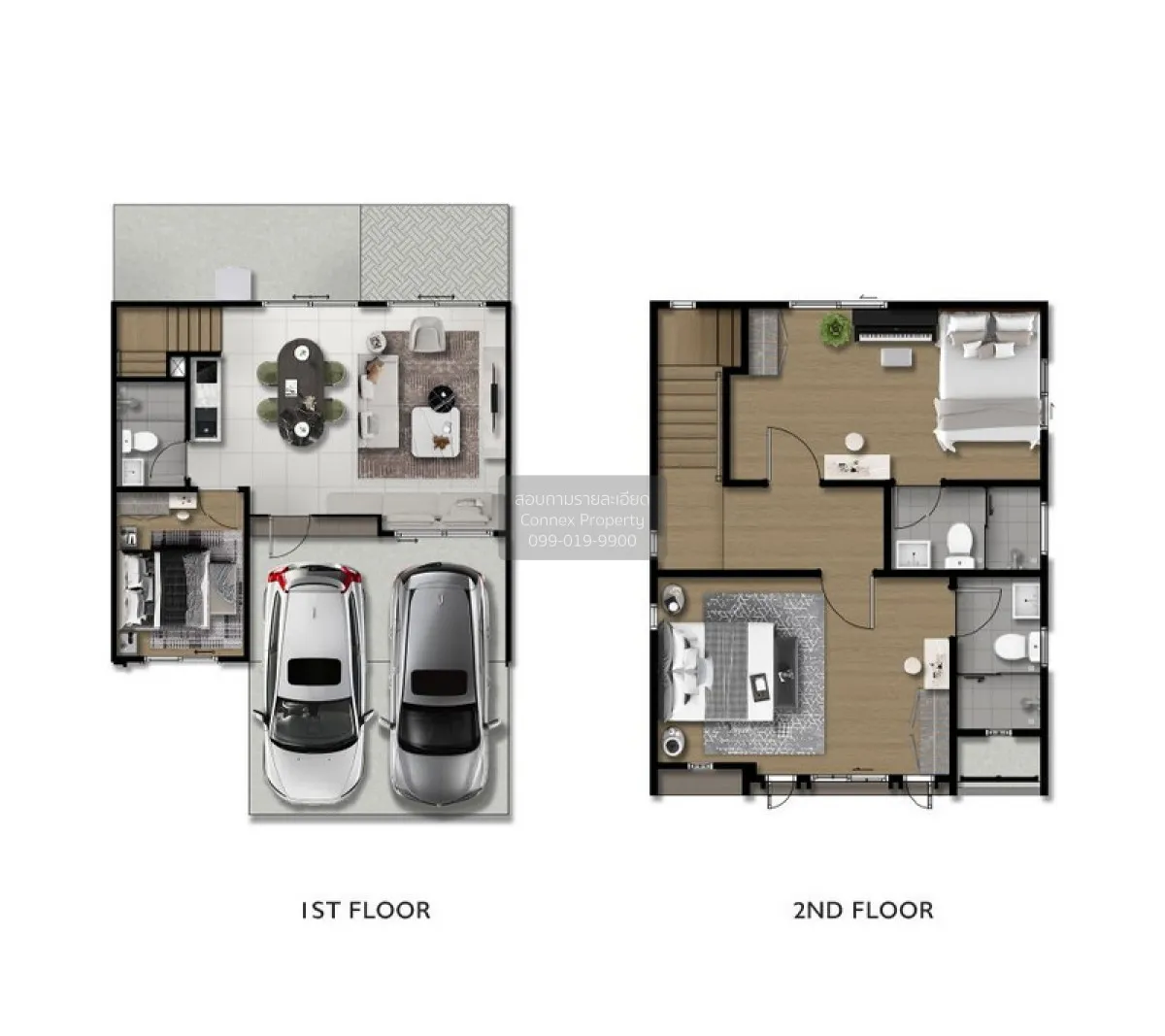 For Rent Townhouse/Townhome  , The Connect Rama 5 , Bang Si Muean 2