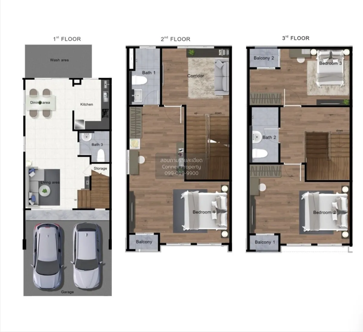 For Rent Townhouse/Townhome  , PATIO RAMA 2 , Bang Mot , Chom Tho 2
