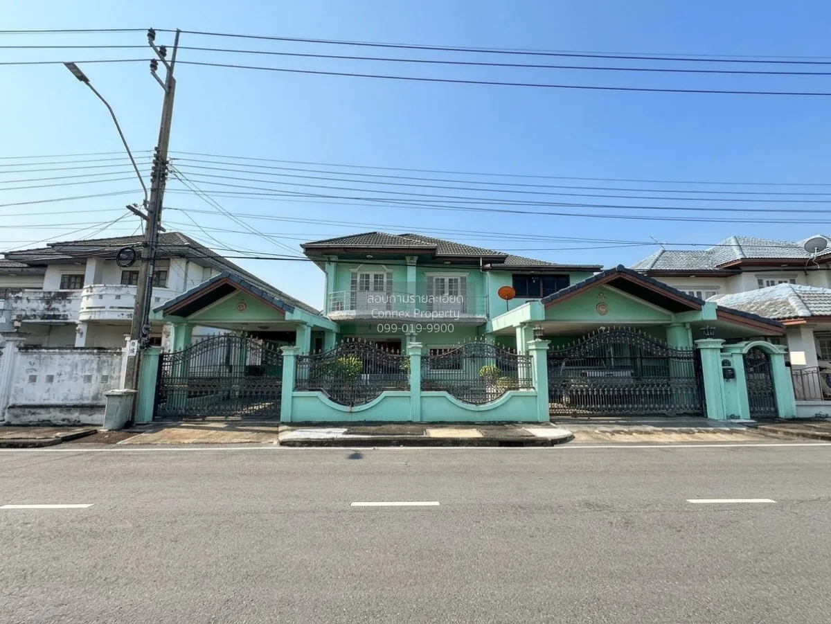 For Sale House , Maneerin Village Rattanathibet , wide frontage , 1