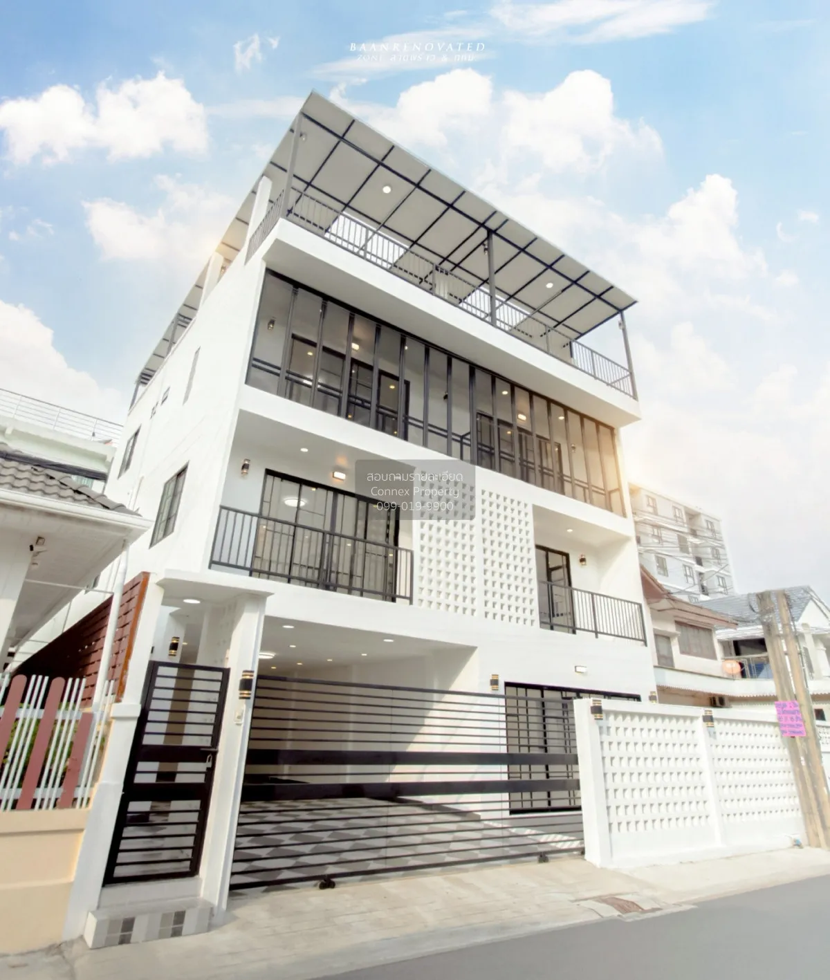 ขายโฮมออฟฟิศ 4 ชั้น ถนน 20 มิถุนา สุทธิสาร ห้วยขวาง หน้ากว้าง รีโ 1