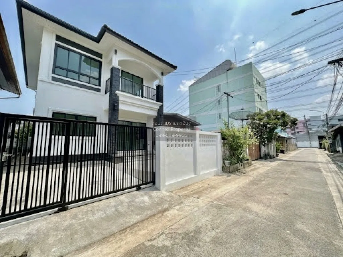 ขายบ้านเดี่ยว 2 ชั้น สร้างใหม่มือ 1 ซอย ประชาชื่น นนทบุรี 4 บางเข 3