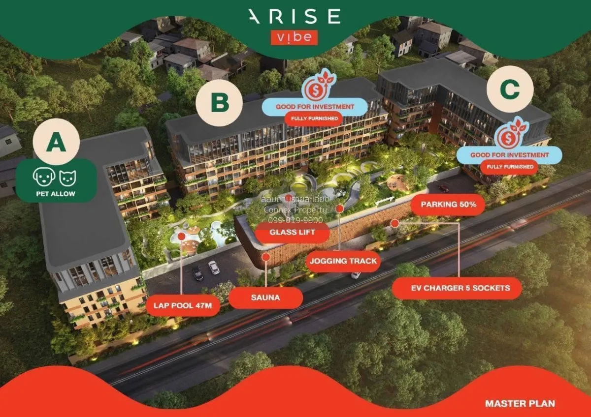 For Sale Condo , Arise Vibe Phuket-Thalang , Si Sunthon , Thalang