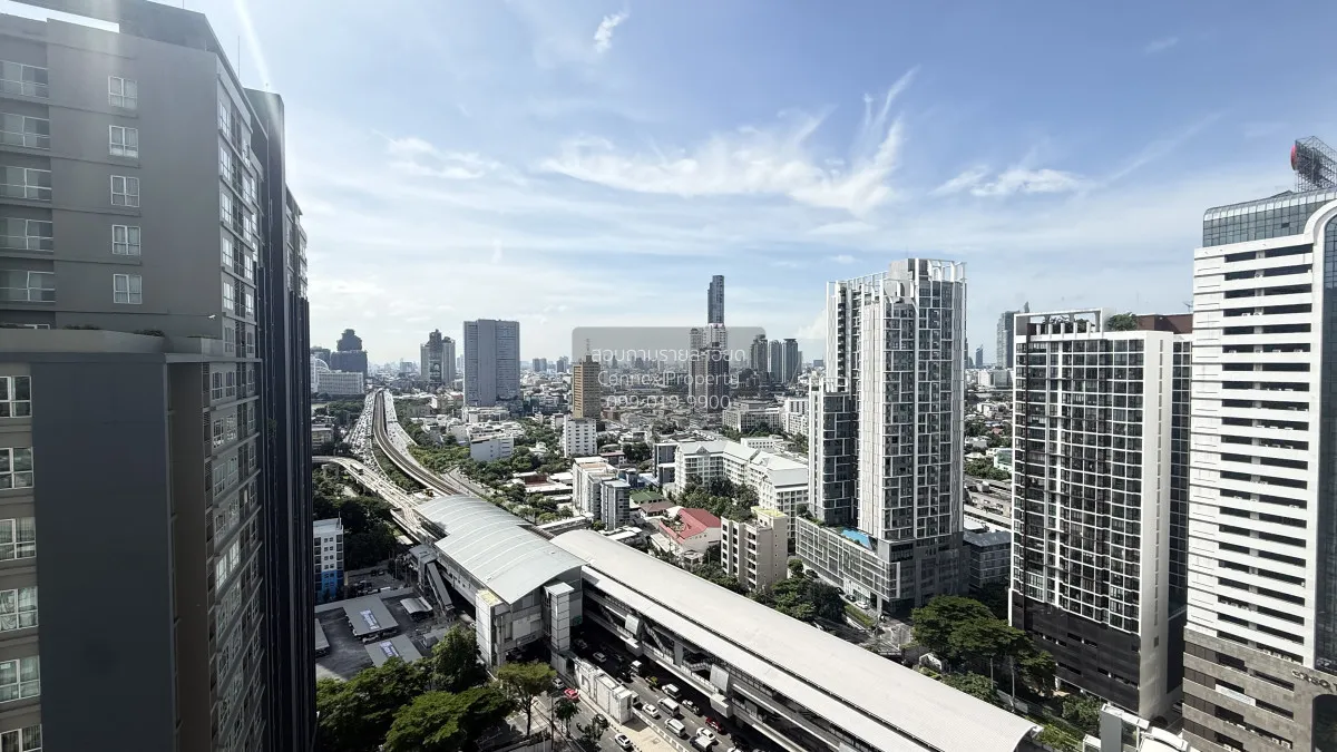FOR RENT condo , Q House Sathorn , high floor , BTS-Krung Thon Bu