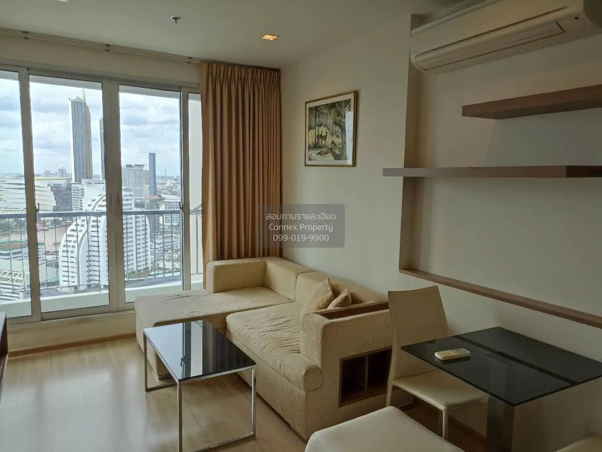 FOR RENT condo , Rhythm Sathorn , nice view , river view , BTS-Sa 1