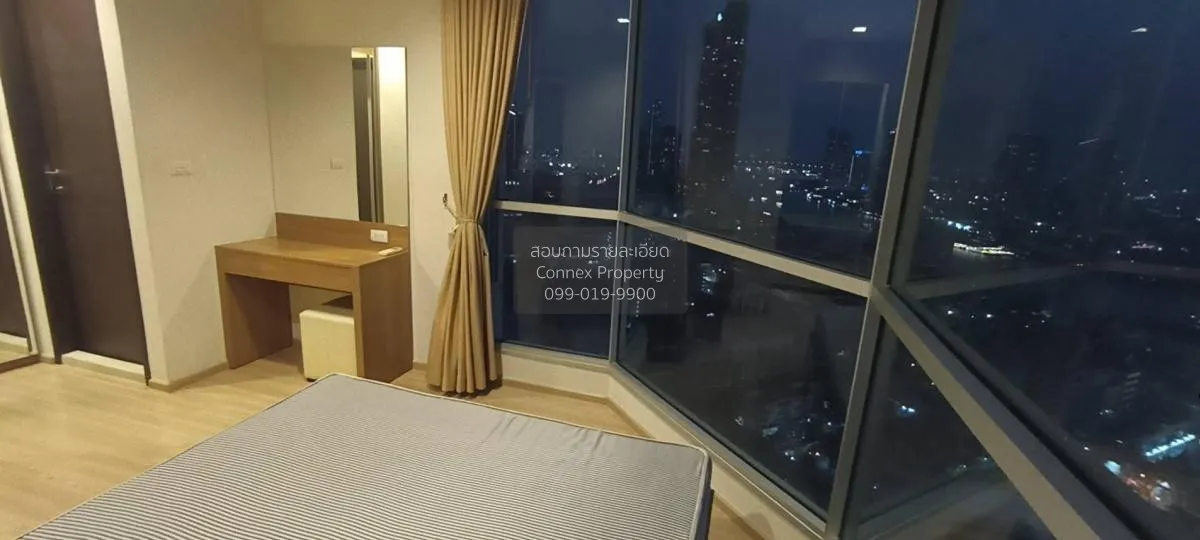FOR RENT condo , Rhythm Sathorn , nice view , river view , BTS-Sa