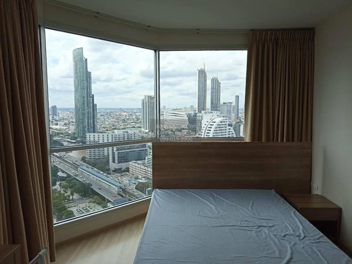 FOR RENT condo , Rhythm Sathorn , nice view , river view , BTS-Sa