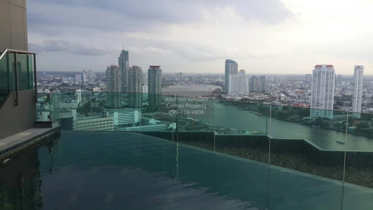 FOR RENT condo , Rhythm Sathorn , nice view , river view , BTS-Sa