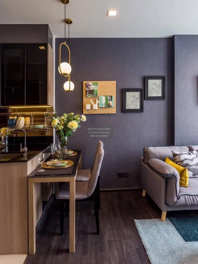 FOR RENT condo , The Line Asoke - Ratchada , MRT-Phra Ram 9 , Din