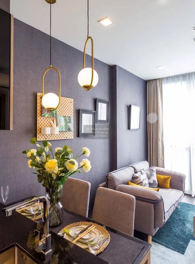 FOR RENT condo , The Line Asoke - Ratchada , MRT-Phra Ram 9 , Din