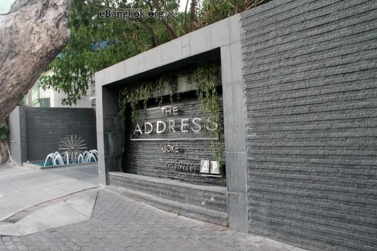 FOR RENT condo , The Address Asoke , MRT-Phetchaburi , Makkasan ,