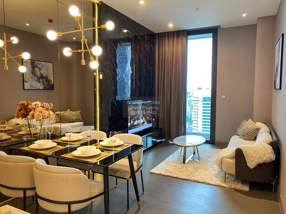 FOR RENT condo , The Esse at Singha Complex , MRT-Phetchaburi , B 1