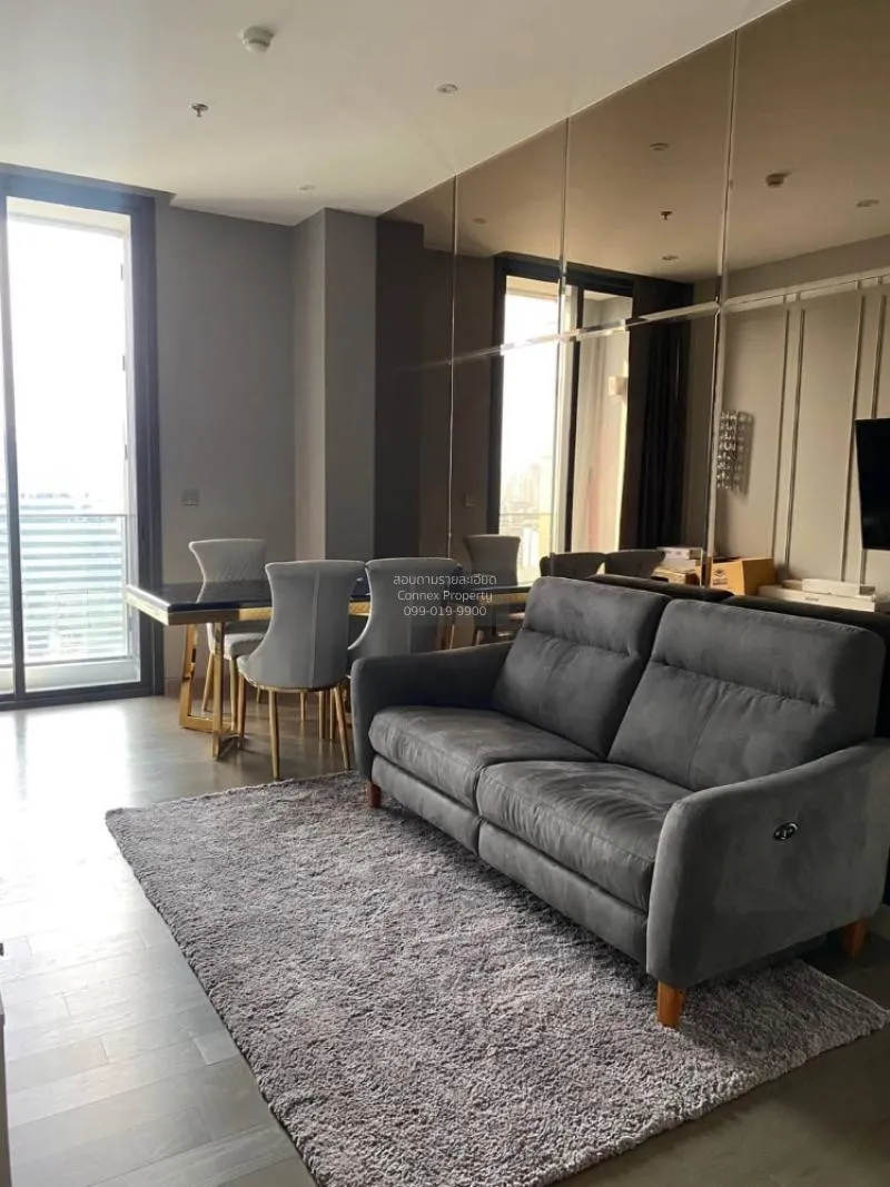 FOR RENT condo , The Esse at Singha Complex , MRT-Phetchaburi , B