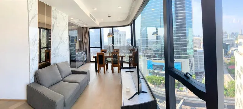FOR RENT condo , Ashton Chula-Silom , MRT-Sam Yan , Si Phraya , B 2