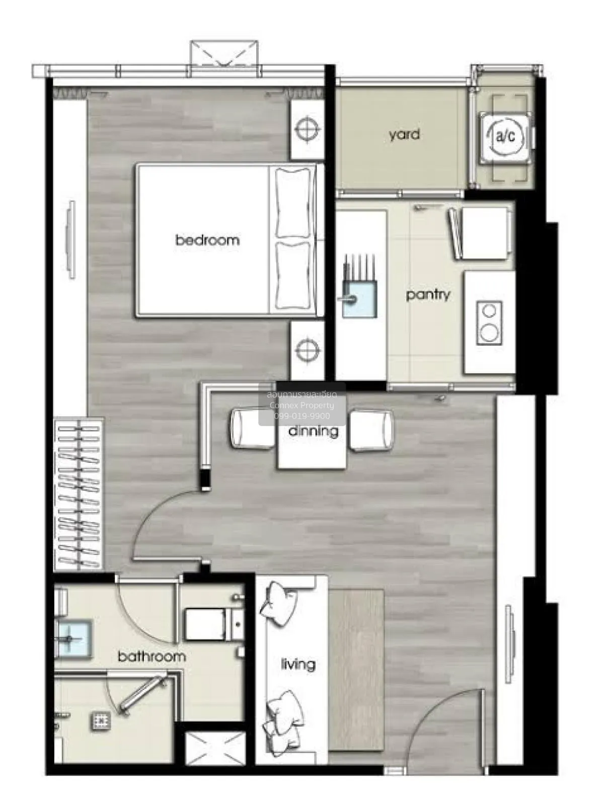 เช่าคอนโด  เดอะ รูม พระราม 4 MRT-หัวลำโพง รองเมือง เขต ปทุมวัน กร
