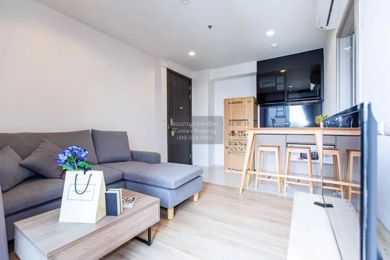 FOR RENT condo , The Base Garden Rama 9 , nice view , high floor  1