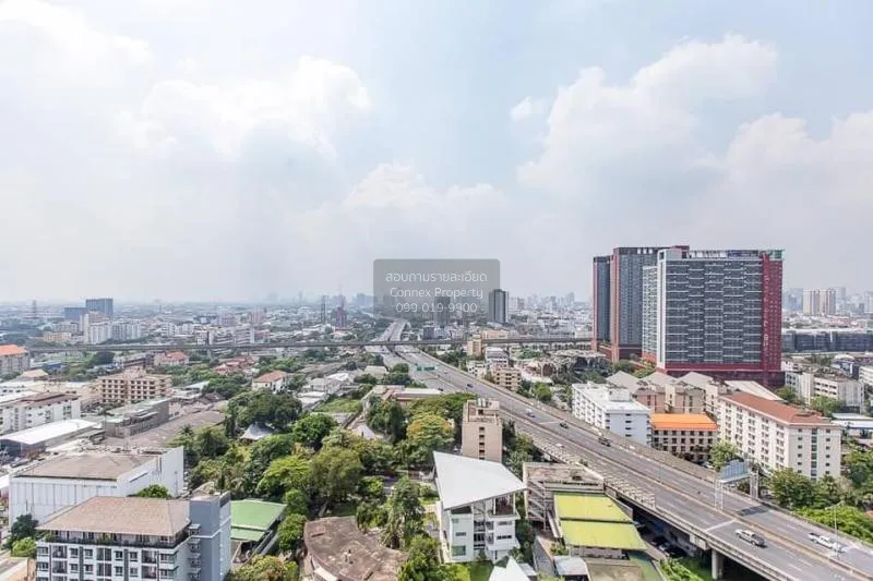 FOR RENT condo , The Base Garden Rama 9 , nice view , high floor 