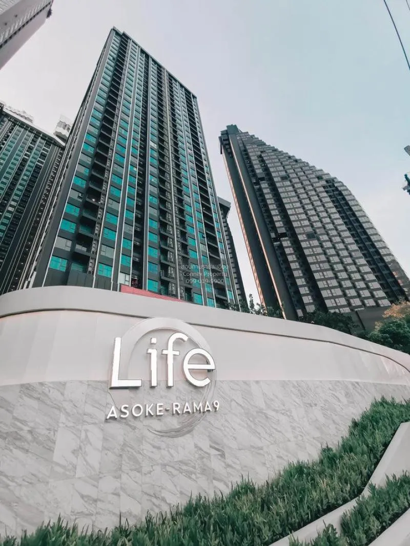 FOR RENT condo , Life Asoke - Rama 9 , nice view , high floor , r