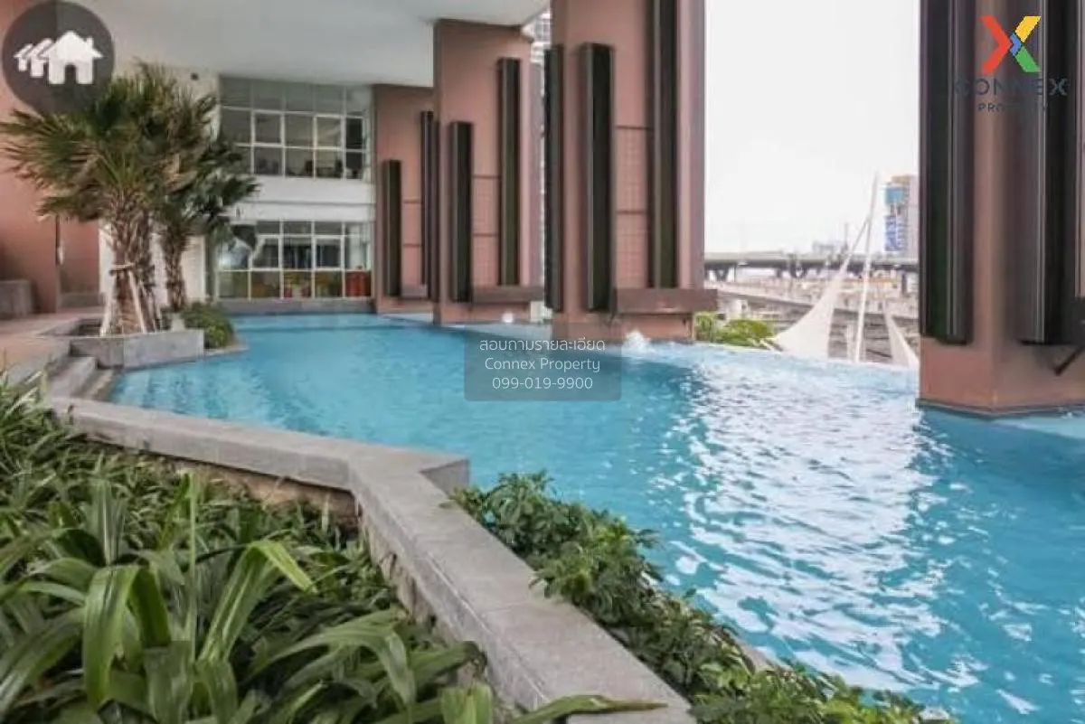 FOR RENT condo , The Coast Bangkok , nice view , BTS-Bang Na , Ba
