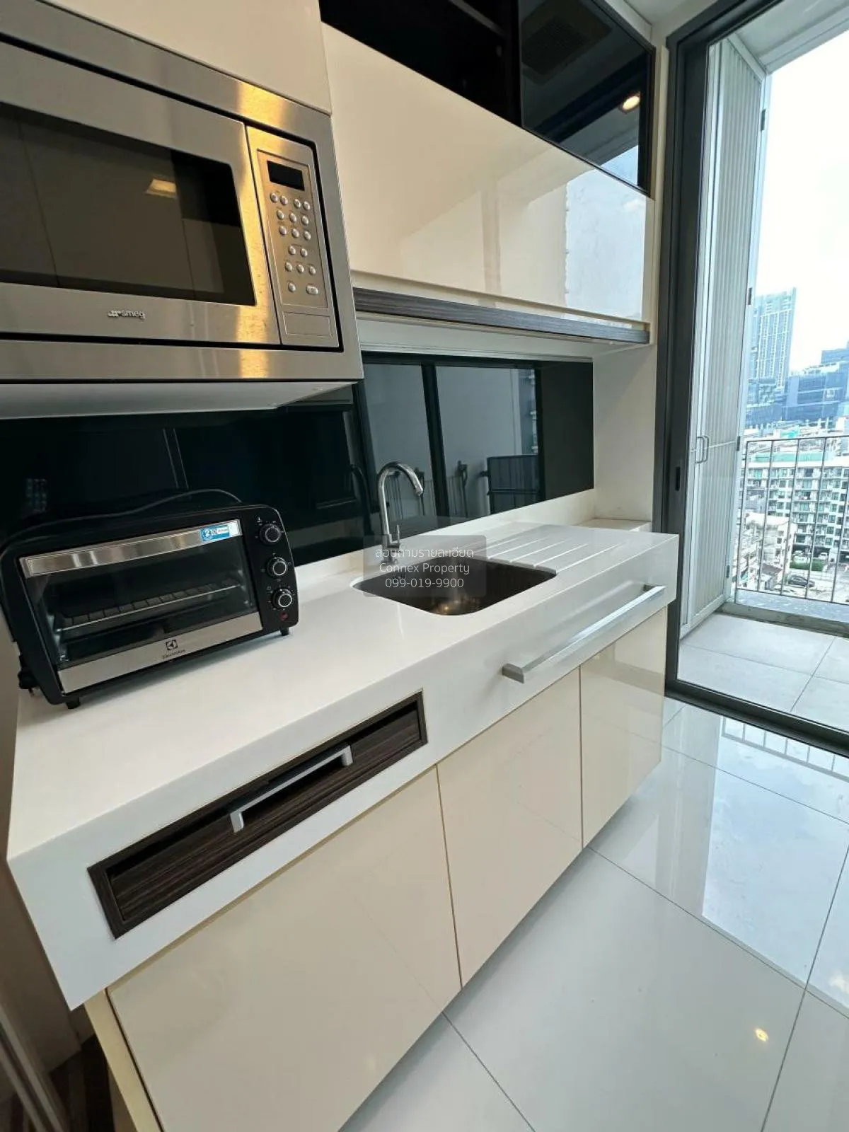 FOR RENT condo , The Room Sukhumvit 62 , high floor , BTS-Punnawi