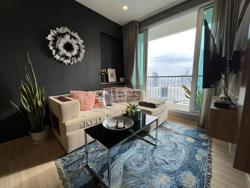 เช่าคอนโด  ริทึ่ม สาทร วิวสวย ชั้นสูง วิวแม่น้ำ BTS-สะพานตากสิน ท 1