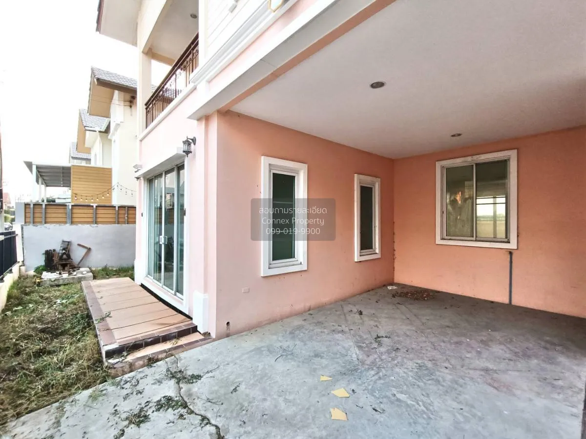 House for sale, Western Town, Baan Kluai, Sai Noi, wide road behi 3