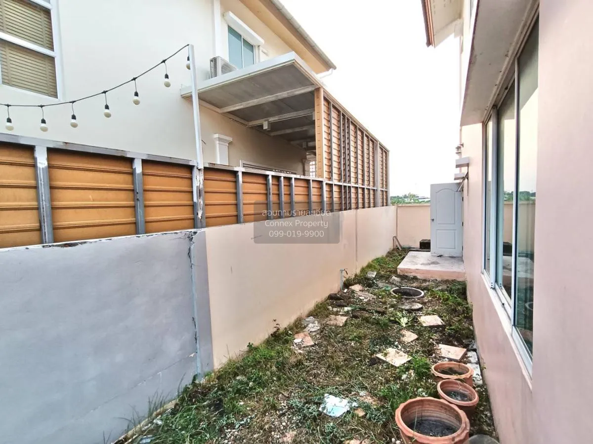 ขาย บ้านเดี่ยว เวสเทิร์นทาวน์ บ้านกล้วย ไทรน้อย ถนนกว้าง หลังบ้าน