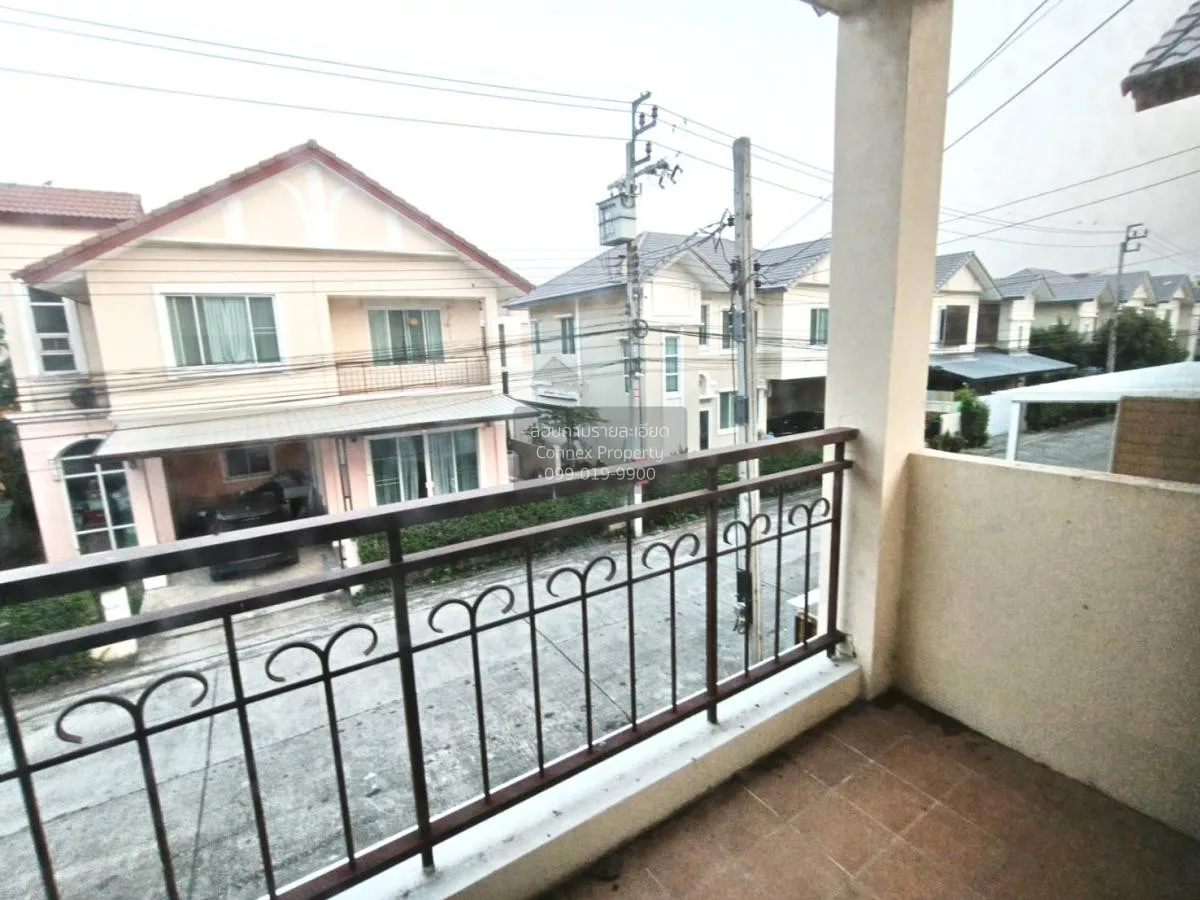 ขาย บ้านเดี่ยว เวสเทิร์นทาวน์ บ้านกล้วย ไทรน้อย ถนนกว้าง หลังบ้าน