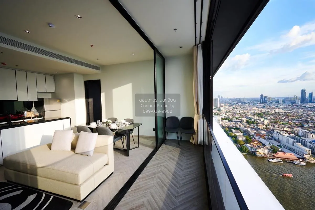 FOR RENT condo , Chapter Charoennakhorn-Riverside , BTS-Krung Tho 3