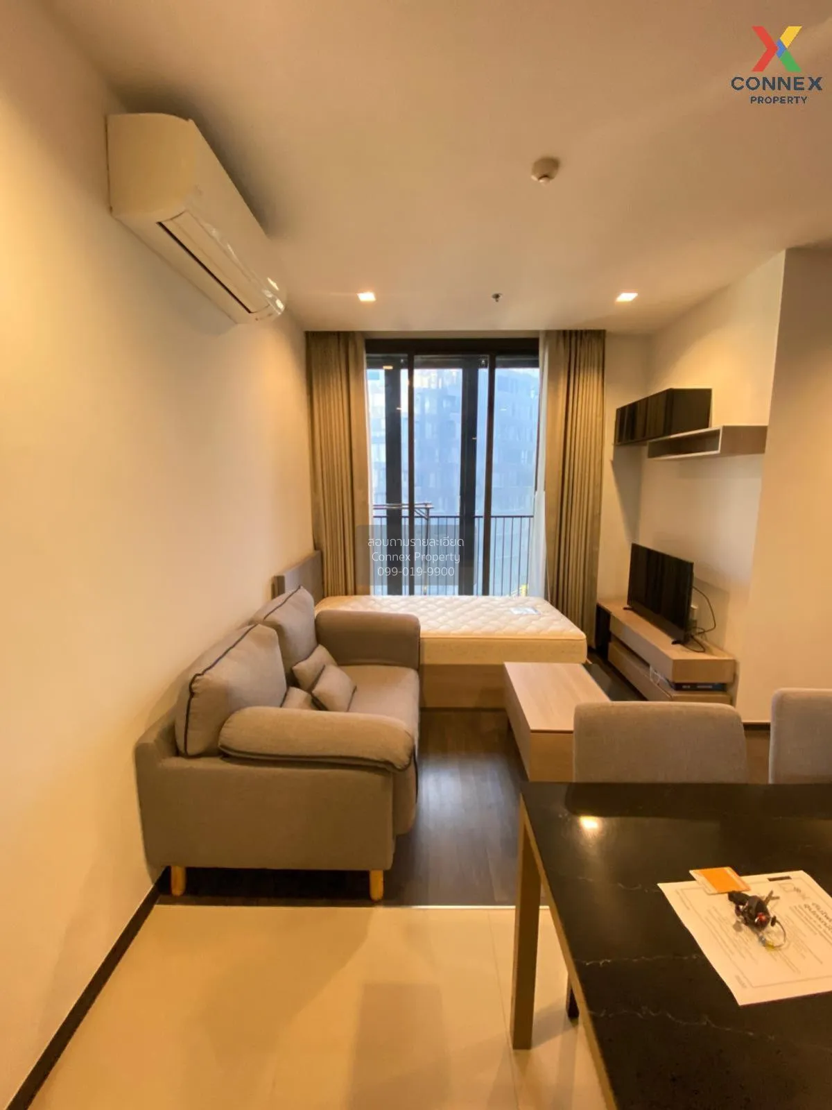 FOR RENT condo , The Line Asoke - Ratchada , MRT-Phra Ram 9 , Din 1