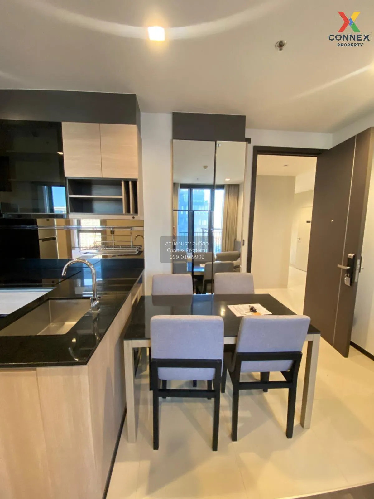 FOR RENT condo , The Line Asoke - Ratchada , MRT-Phra Ram 9 , Din 4