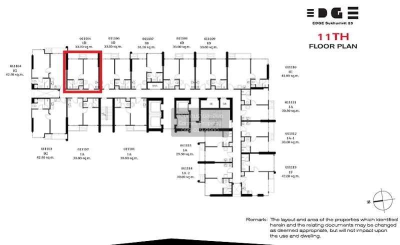เช่าคอนโด  เอดจ์ สุขุมวิท 23 BTS-อโศก คลองเตยเหนือ เขต วัฒนา กรุง