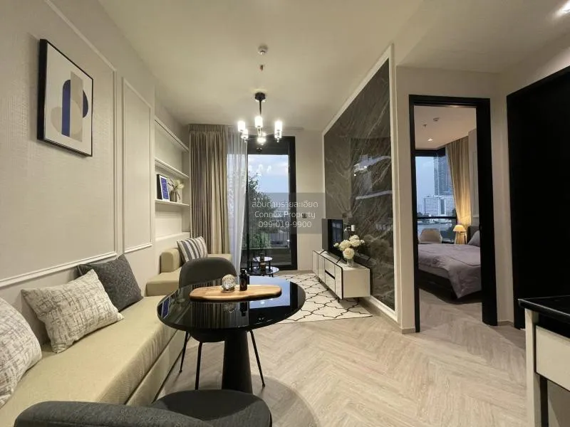 FOR RENT condo , Chapter Charoennakhorn-Riverside , BTS-Krung Tho 1