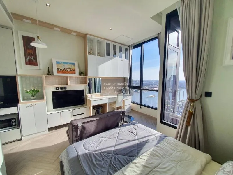 FOR RENT condo , Chapter Charoennakhorn-Riverside , BTS-Krung Tho 1