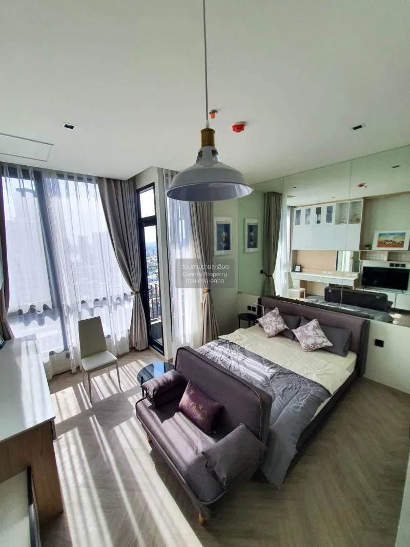 FOR RENT condo , Chapter Charoennakhorn-Riverside , BTS-Krung Tho 2