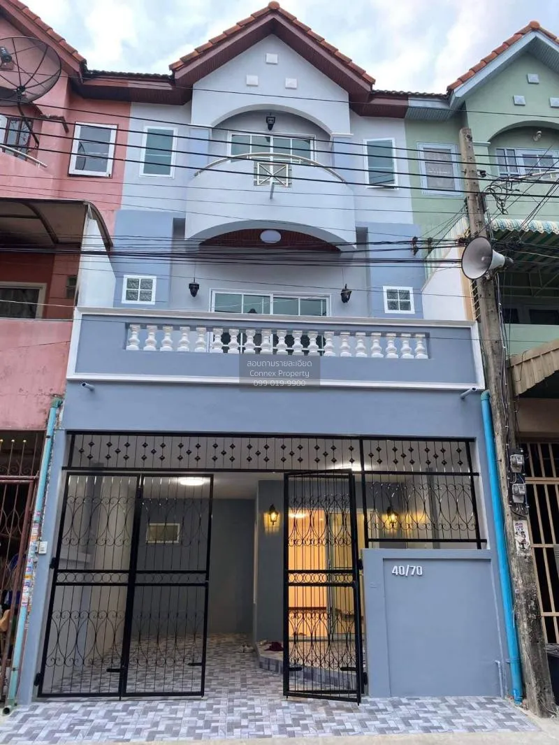 ขายทาวน์โฮม  หมู่บ้านสุชา 1 ถ.เลียบคลองทวีวัฒนา รีโนเวทใหม่ หนองค 1