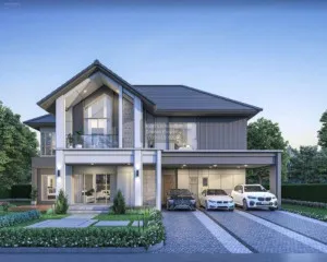 ขายบ้านเดี่ยว  บางกอก บูเลอวาร์ด ซิกเนเจอร์ แจ้งวัฒนะ บางตะไนย์ ปากเกร็ด กรุงเทพ CX-74284