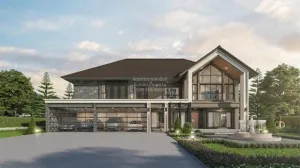 ขายบ้านเดี่ยว  บางกอก บูเลอวาร์ด ซิกเนเจอร์ พระราม 5 บางขุนกอง บางกรวย กรุงเทพ CX-74343