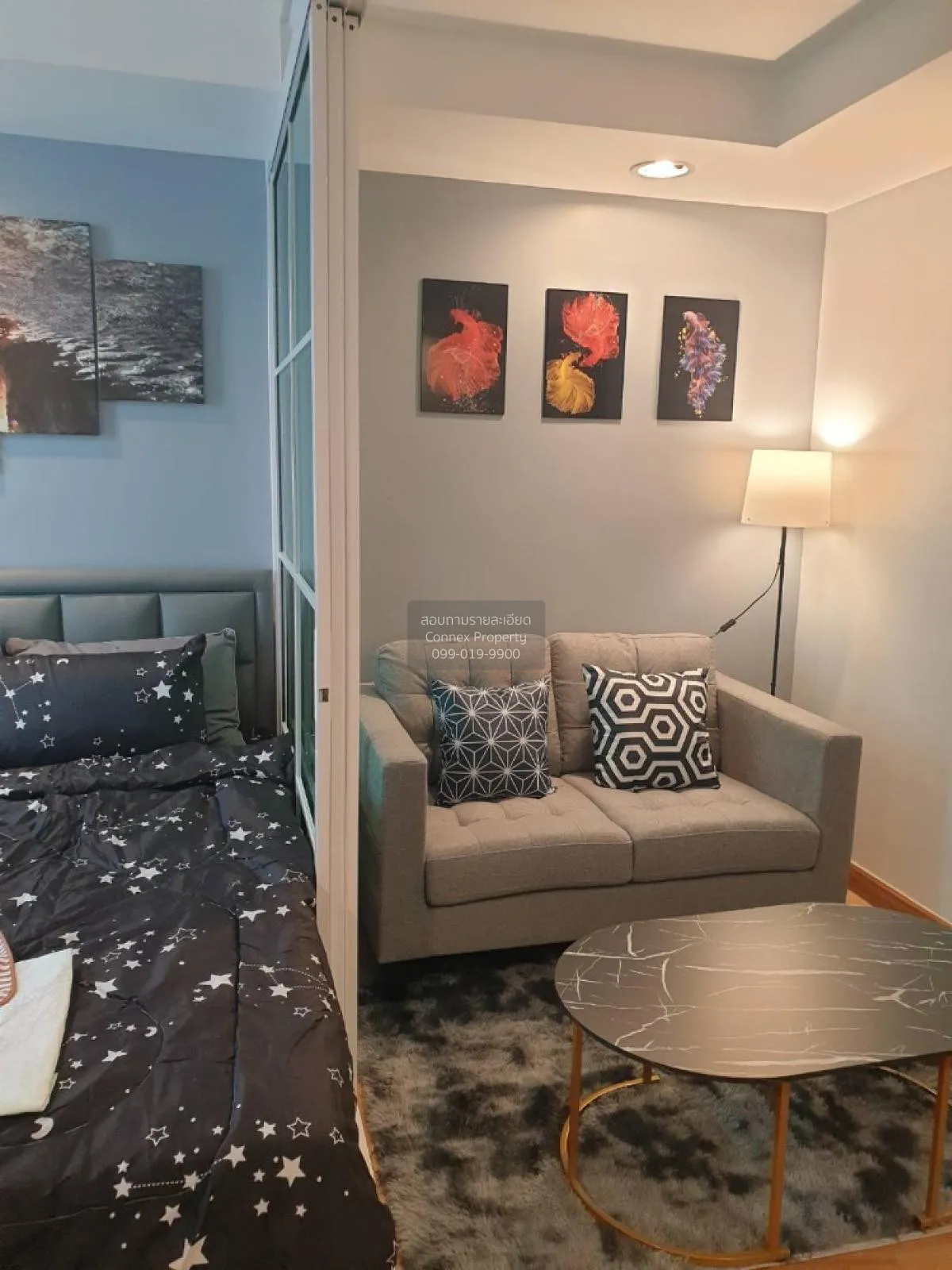 FOR RENT condo , The Kris Ratchada 17 , MRT-Sutthisan , Din Daeng