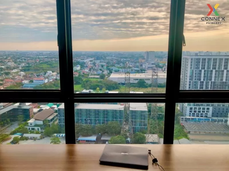 FOR RENT condo , The Base Chaengwattana , high floor , Khlong Klu