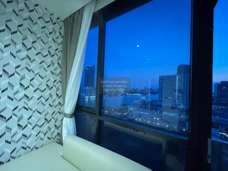 FOR RENT condo , Chapter Charoennakhorn-Riverside , BTS-Krung Tho 2