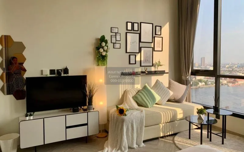 FOR RENT condo , Chapter Charoennakhorn-Riverside , river view ,  3