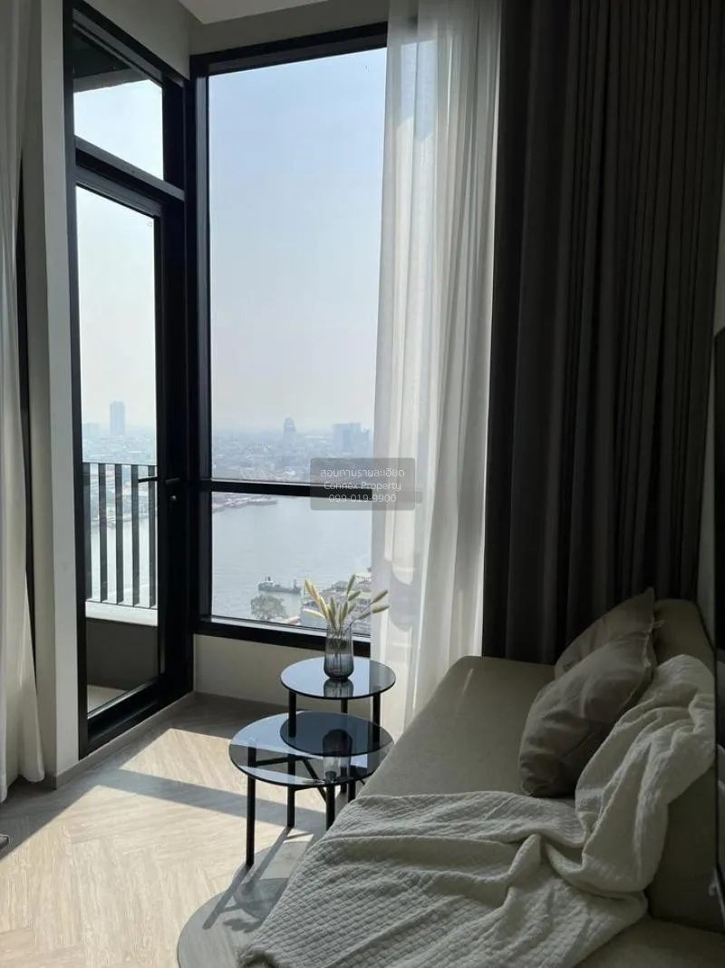FOR RENT condo , Chapter Charoennakhorn-Riverside , BTS-Krung Tho 1