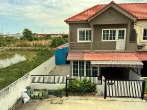 FOR SALE townhome , Fuengfa Villa 17 Phase 4 , corner unit , Phraek Sa , Mueang Samut Prakan , Samut Prakarn , CX-80530