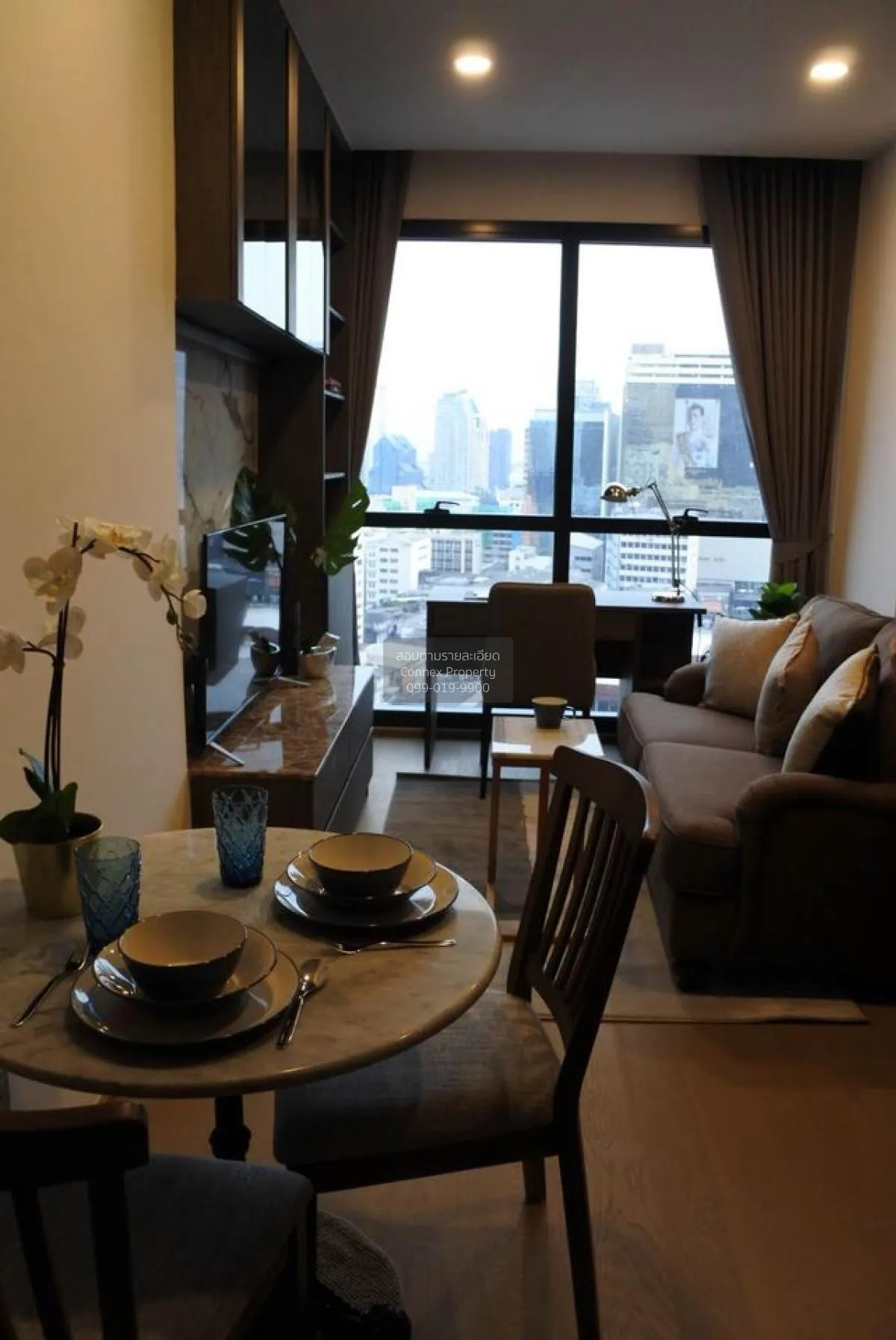 FOR RENT condo , Ashton Chula-Silom , MRT-Sam Yan , Si Phraya , B 3