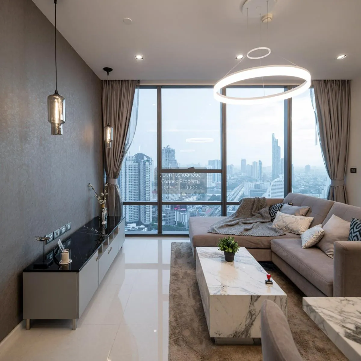 For Rent Condo , The Bangkok Sathorn , high floor , BTS-Surasak , 2